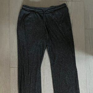 Alfani Intamites Dark Heather Grey Long Sleeve Pajama Set